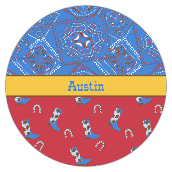 Cowboy Icing Circle - Large - Single
