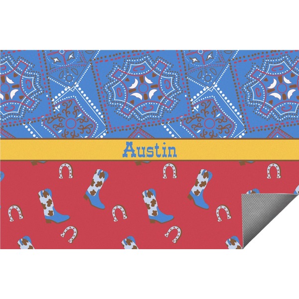 Custom Cowboy Indoor / Outdoor Rug (Personalized)