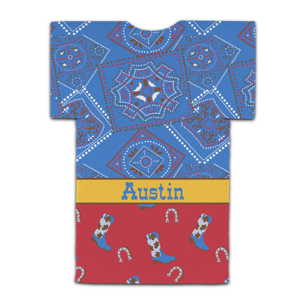 Cowboy Jersey Bottle Cooler - BACK (flat)