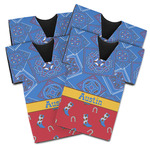 Cowboy Jersey Bottle Cooler - Set of 4 (Personalized)