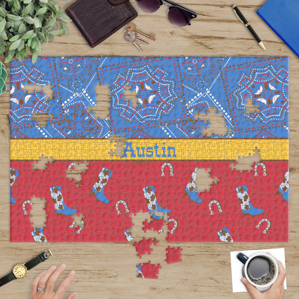 Cowboy Jigsaw Puzzle 1014 Piece - In Context