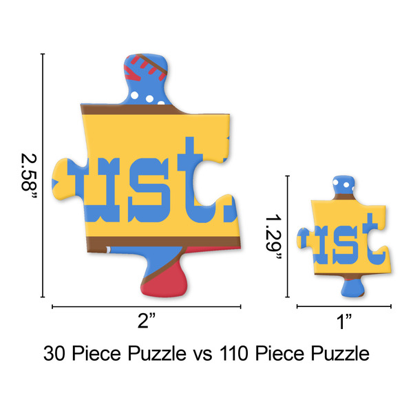 Cowboy Jigsaw Puzzle - Piece Comparison