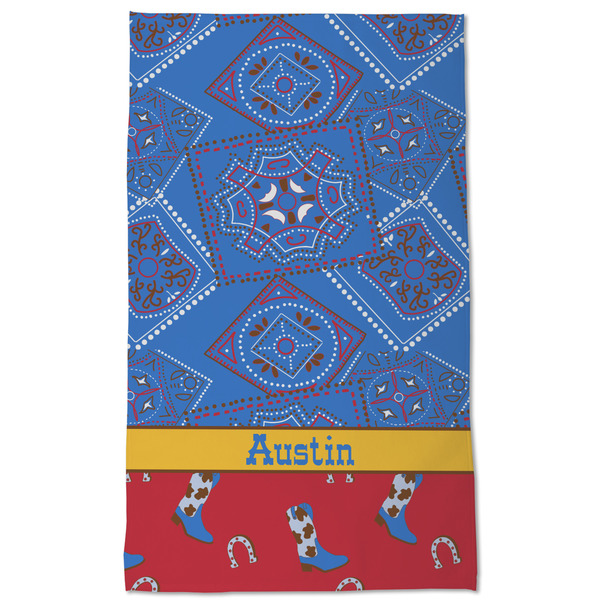 Cowboy Kitchen Towel - Poly Cotton - Full Front