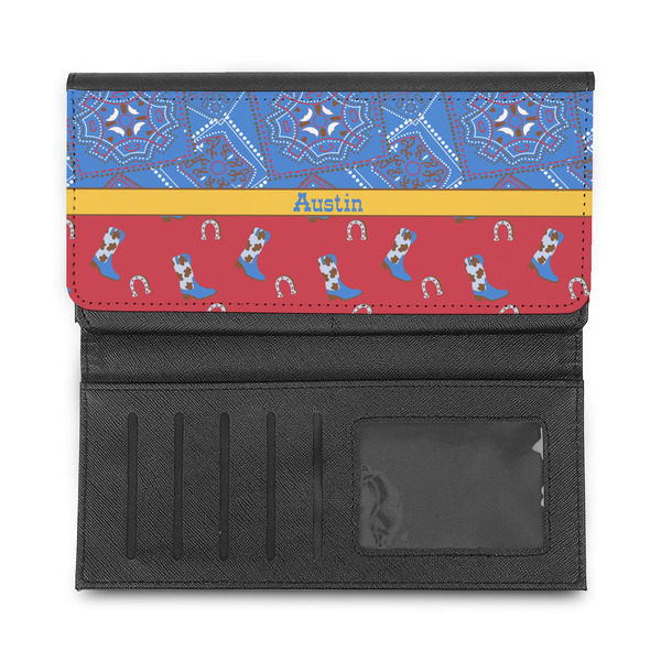 Cowboy Ladies Wallet - Half Way Open