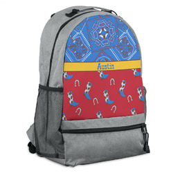 Cowboy Backpack - Grey (Personalized)