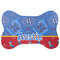 Cowboy Bone Shaped Dog Food Mat (Large) (Personalized)