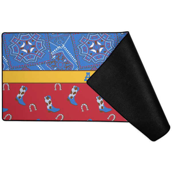 Cowboy Large Gaming Mats - FRONT W/ FOLD