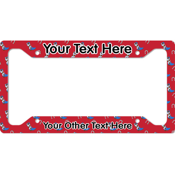 Custom Cowboy License Plate Frame (Personalized)