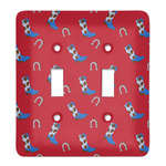 Cowboy Light Switch Cover (2 Toggle Plate)