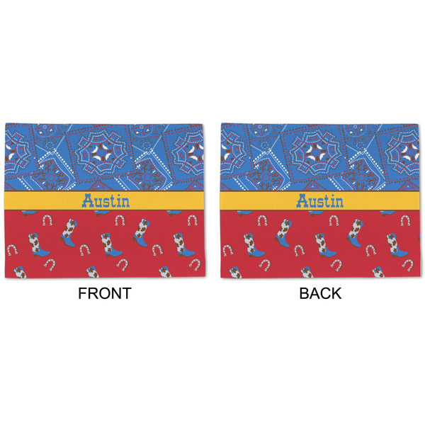 Cowboy Linen Placemat - APPROVAL (double sided)