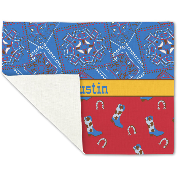 Cowboy Linen Placemat - Folded Corner (single side)