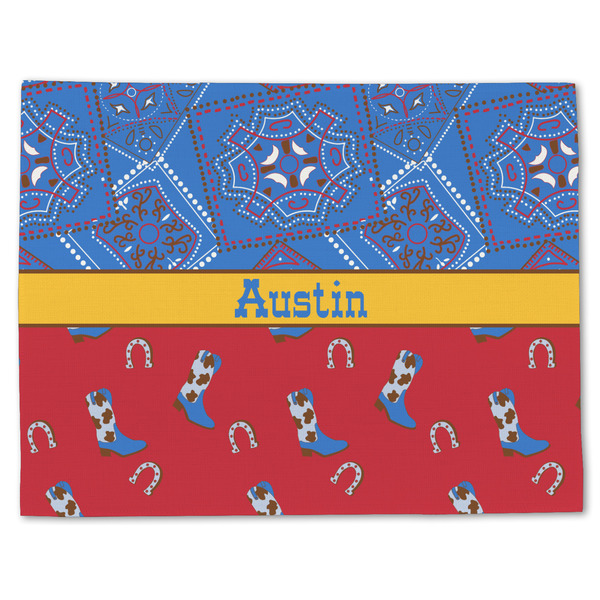 Cowboy Linen Placemat - Front