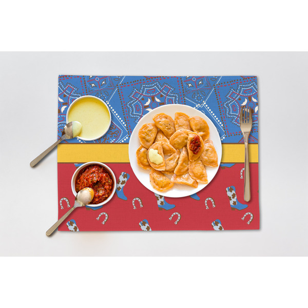 Cowboy Linen Placemat - Lifestyle (single)