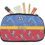 Cowboy Makeup / Cosmetic Bag - Medium (Personalized)