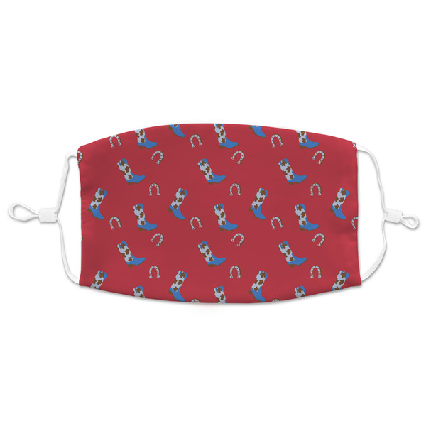 Custom Cowboy Adult Cloth Face Mask - XLarge