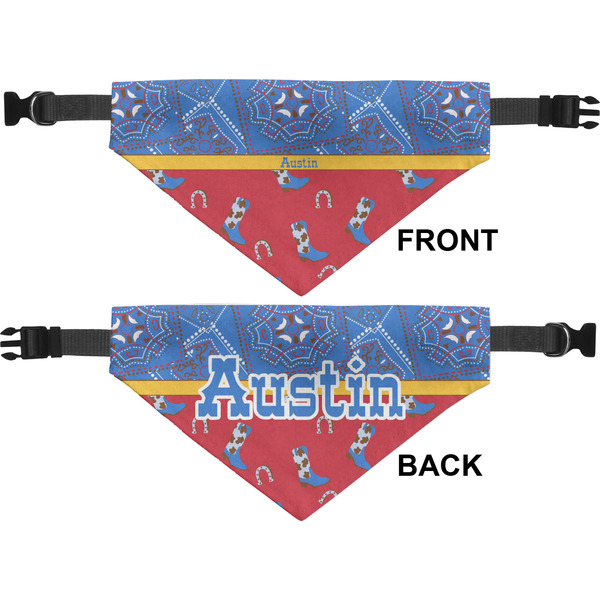 Cowboy Medium Dog Bandana Approval