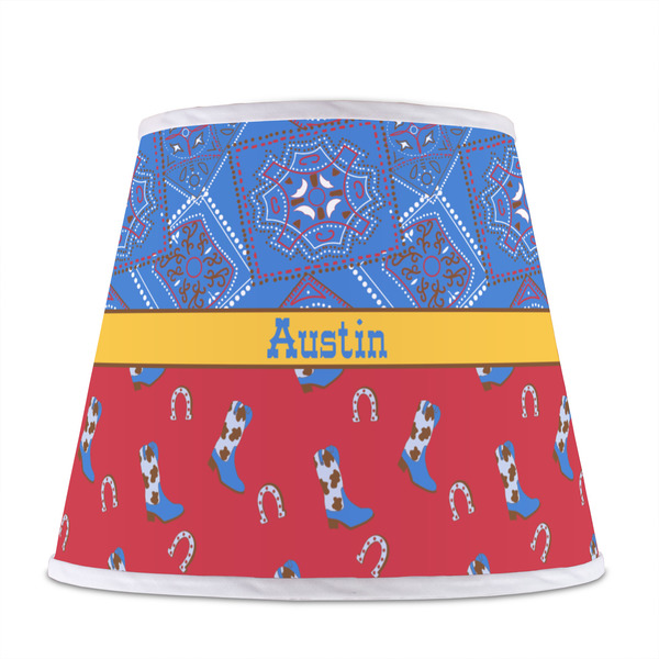 Cowboy Poly Film Empire Lampshade - Front View