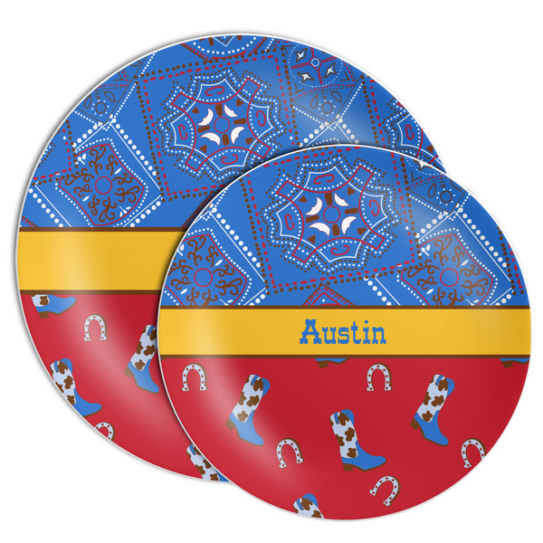 Cowboy Melamine Plates - PARENT/MAIN