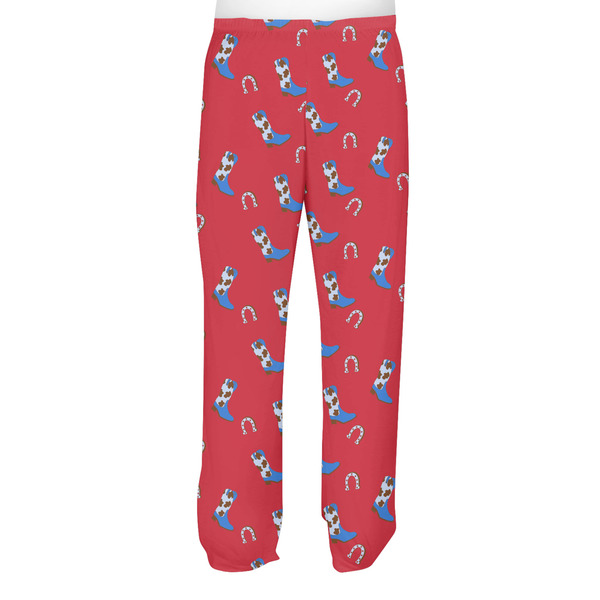 Cowboy Men's Pjs Back - on model