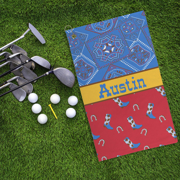Cowboy Microfiber Golf Towels - LIFESTYLE