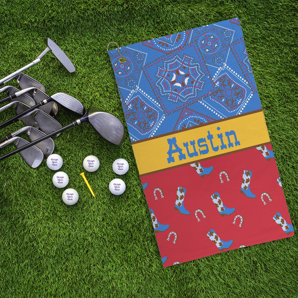 Cowboy Microfiber Golf Towels - LIFESTYLE