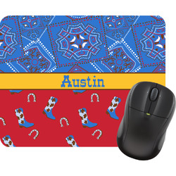 Cowboy Rectangular Mouse Pad (Personalized)