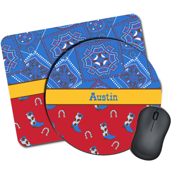 Custom Cowboy Mouse Pad (Personalized)