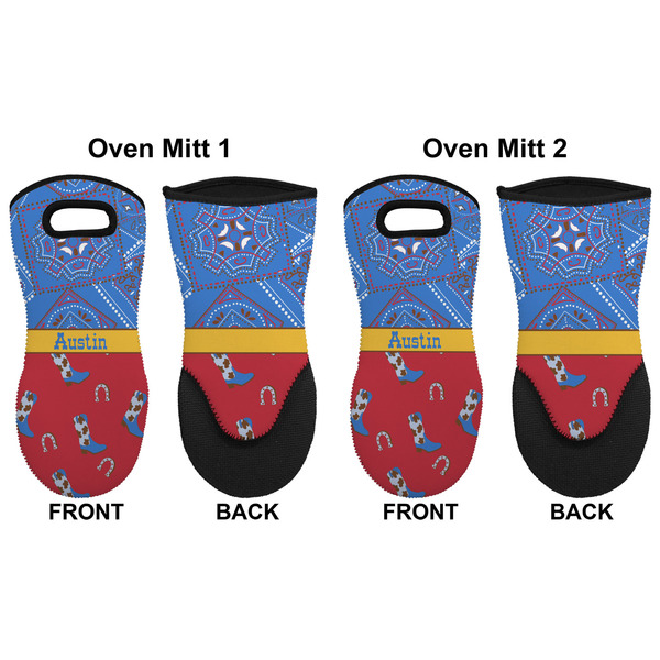 Cowboy Neoprene Oven Mitt - Set of 2 - Approval