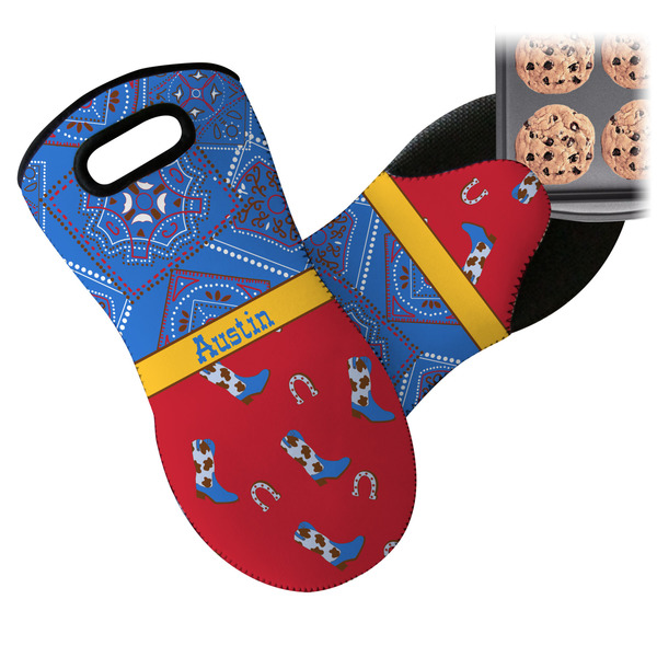 Cowboy Neoprene Oven Mitt