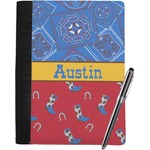 Cowboy Notebook Padfolio - Large w/ Name or Text