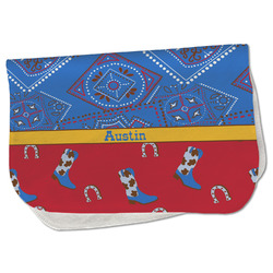 Cowboy Burp Cloth - Fleece w/ Name or Text