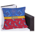 Cowboy Outdoor Pillow - 18" (Personalized)