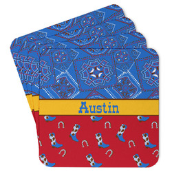 Cowboy Paper Coasters (Personalized)