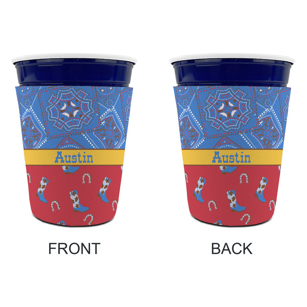 Cowboy Party Cup Sleeves - without bottom - Approval