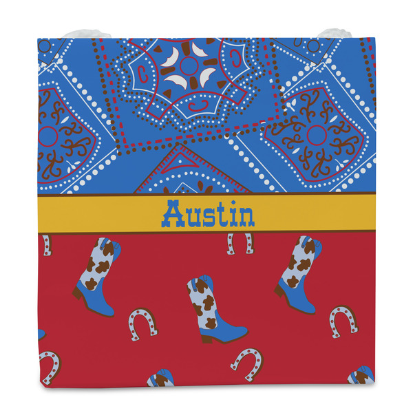 Cowboy Party Favor Gift Bag - Gloss - Front