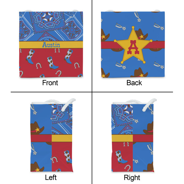 Cowboy Party Favor Gift Bag - Matte - Approval