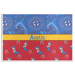 Cowboy Disposable Paper Placemats (Personalized)