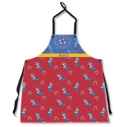 Cowboy Apron Without Pockets w/ Name or Text