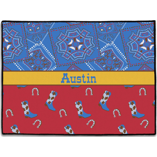 Custom Cowboy Door Mat - 24"x18" (Personalized)