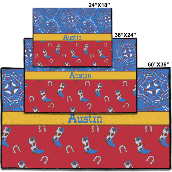 Cowboy Personalized Door Mat - Group Parent IMF