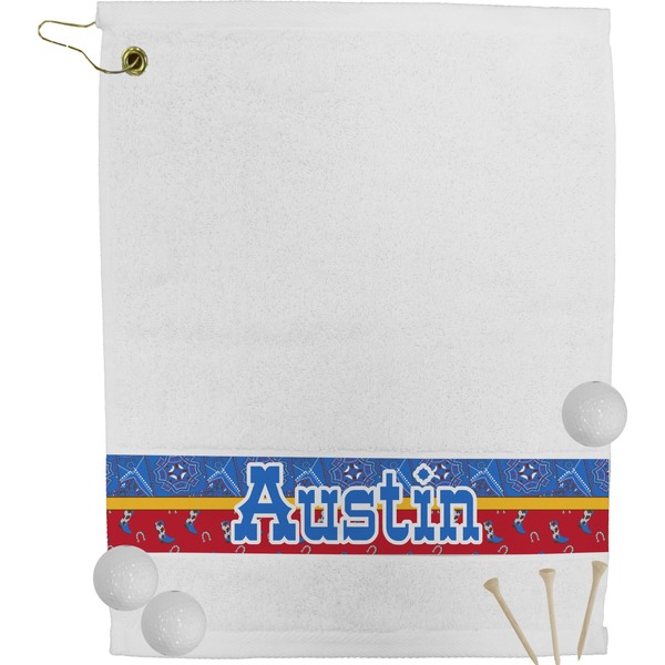 Custom Cowboy Golf Bag Towel (Personalized)