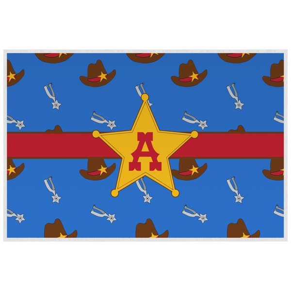 Cowboy Personalized Placemat (Back)