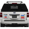 Cowboy Personalized Square Car Magnets on Ford Explorer