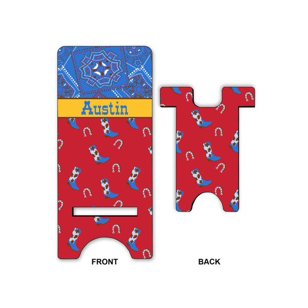 Cowboy Phone Stand - Front & Back