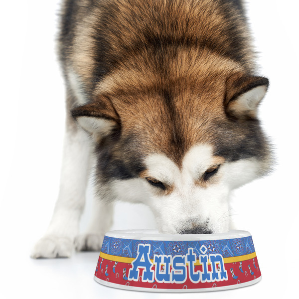 Cowboy Plastic Pet Bowls - Large - LIFESTYLE