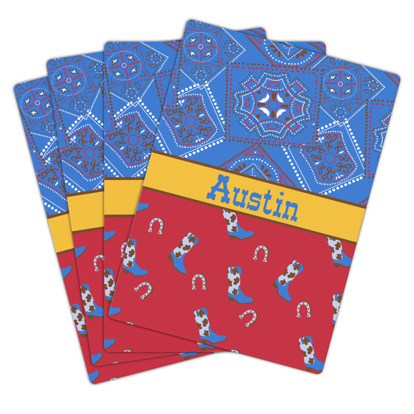 Cowboy Playing Cards - Hand Back View