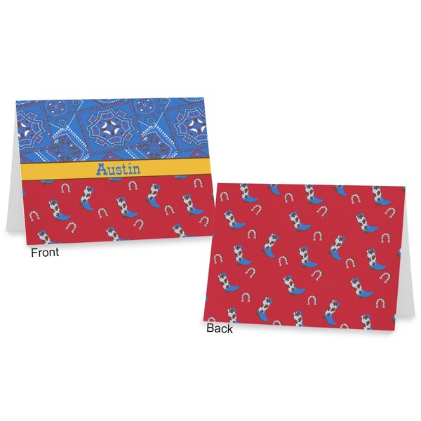 Cowboy Postcard - Front and Back