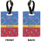 Cowboy Rectangle Luggage Tag (Front + Back)