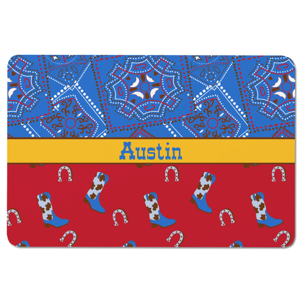 Cowboy Rectangular Fridge Magnet - FRONT