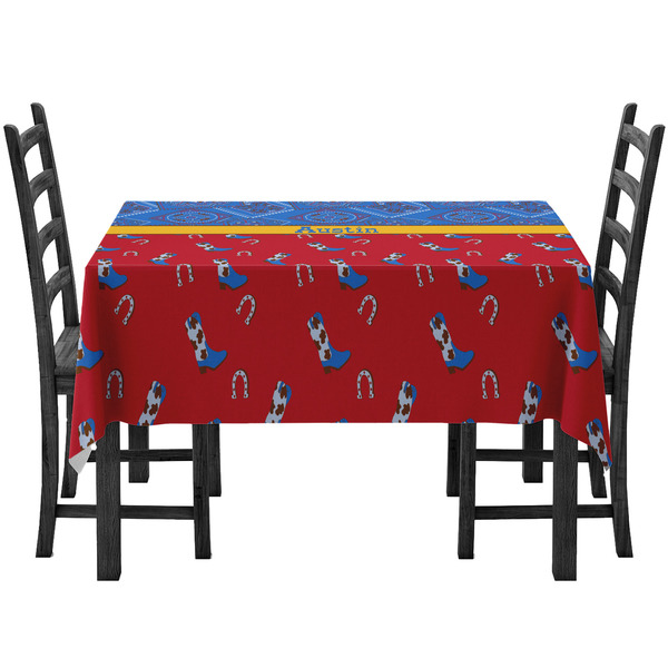 Custom Cowboy Tablecloth (Personalized)